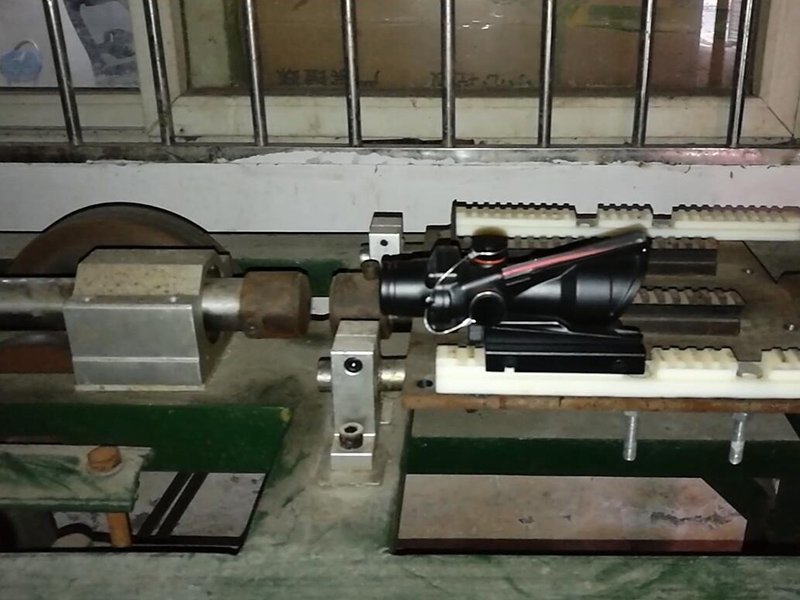 Trijicon Acog Fiber Optics Shock Test On Equiptment